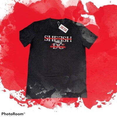 SHEESH Clothing DC Embroidered Tee (Black)