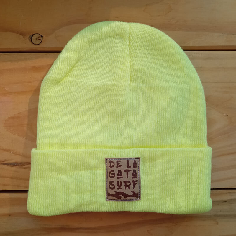 Gorro Beanie Amarillo Pastel