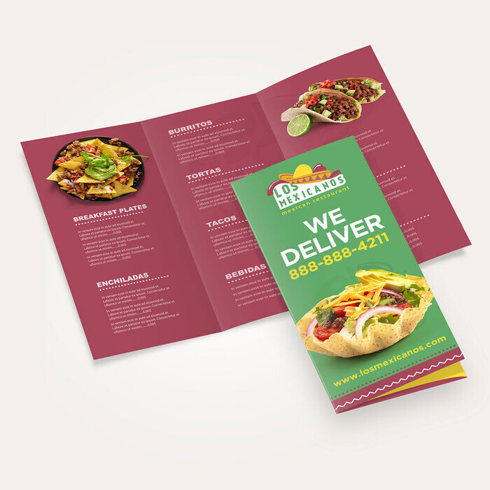 Take Out Menus - Kustom Print Quote