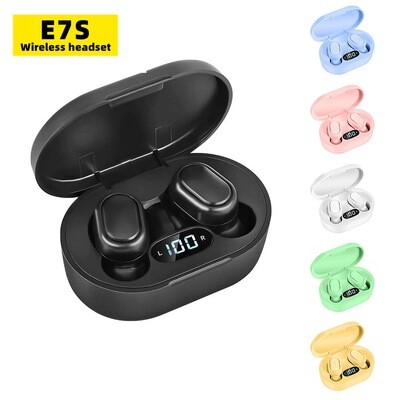 E7S Bluetooth Headset Mini TWS True Wireless 5.0 Bluetooth In-Ear