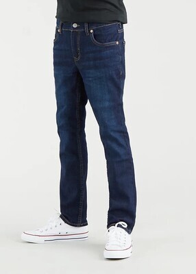 Dark Blue DENIM Jeans with STRETCH &amp; ADJUSTABLE WAISTBAND