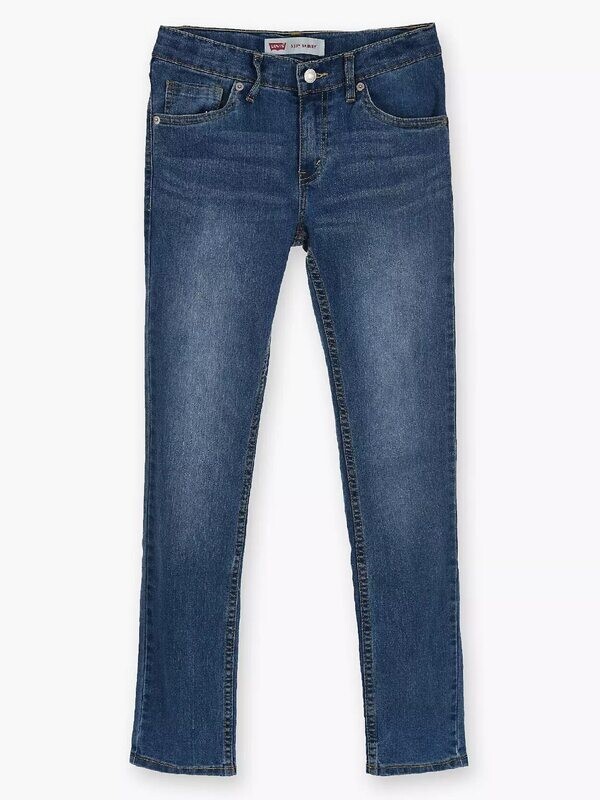 Dark Blue DENIM Jeans with STRETCH &amp; ADJUSTABLE WAISTBAND