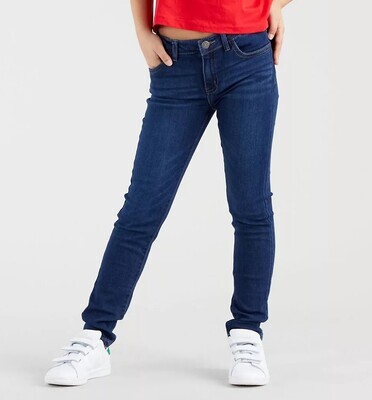 Navy Blue DENIM Jeans with STRETCH &amp; ADJUSTABLE WAISTBAND