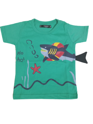 KID&#39;S PRINTED CREW NECK TEE SHIRT