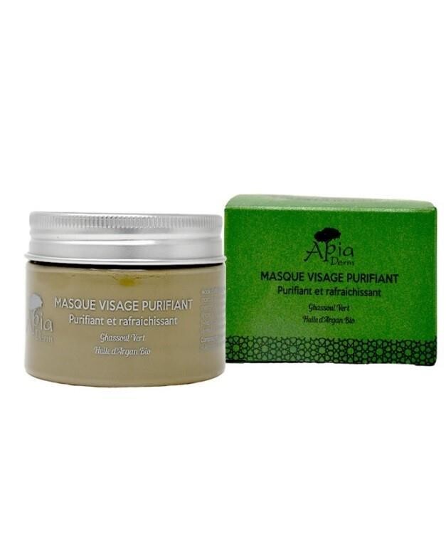 Green Lotion Softening Face Mask