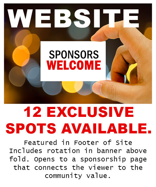 EXCLUSIVE Website Sponsorship EXCLUSIVE Website Sponsorship