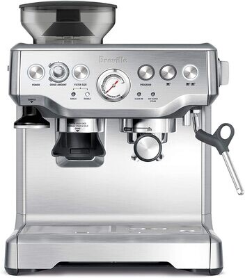 Breville BES870XL Barista Express Espresso Machine, Brushed Stainless Steel, Large