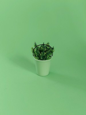 Mini Pot with Artificial Flowers