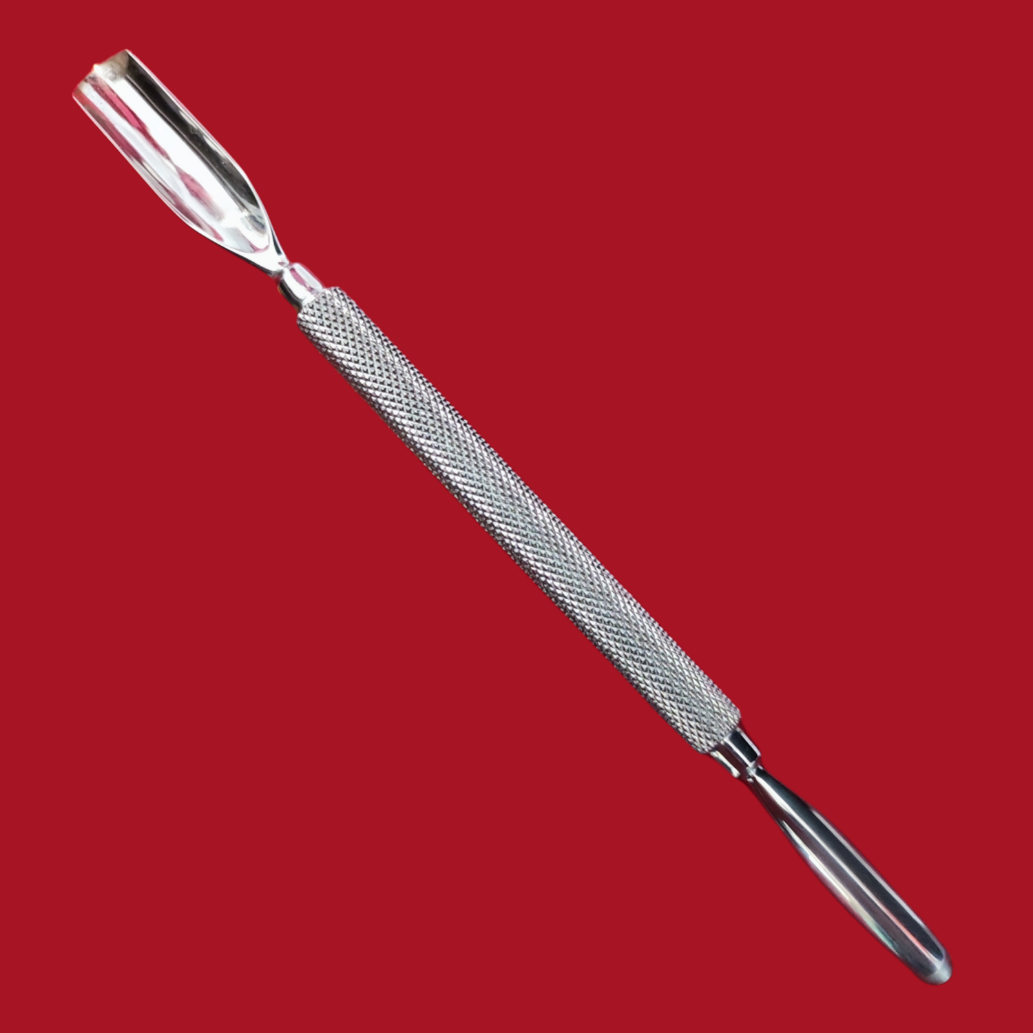 Doppia Sgorbia Professional in acciaio inox con 2 punte piccola/media lunghezza cm 14