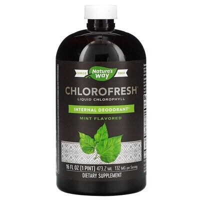 كلوروفيل سائل غسول للفم بنكهة النعناع Chlorofresh