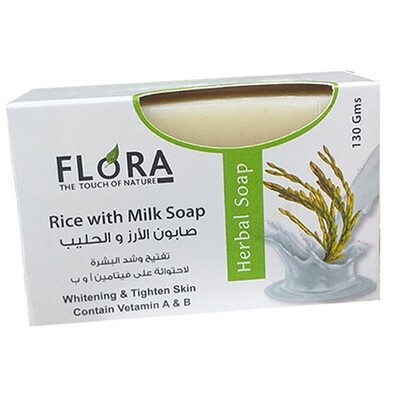 Rice and milk soap