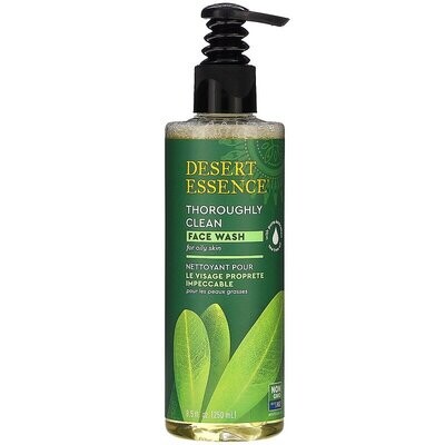 Desert Essence, Thoroughly Clean Face Wash, 8.5 fl oz (250 ml)
