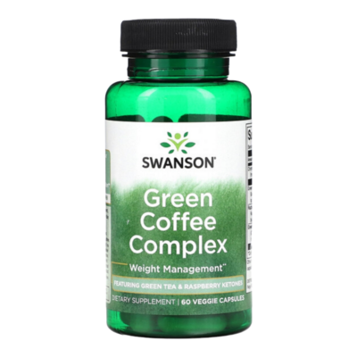 كبسولات القهوة الخضراء لفقدان الوزن (سوانسون) - 60 كبسولة نباتية