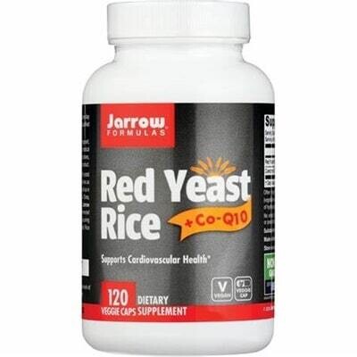 أرز الخميرة الحمراء + الإنزيم المساعد Q10، 120 كبسولة نباتية
