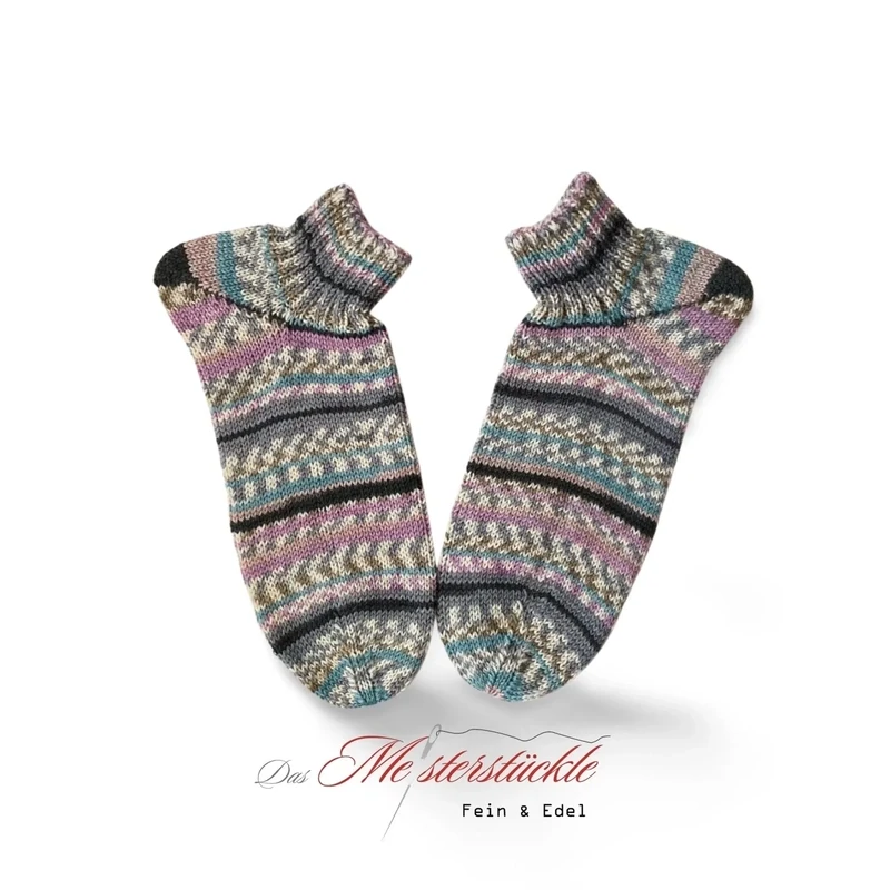 Sneaker socks size 36 - 44 hand knitted to order