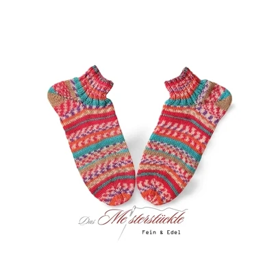 Wool socks hand knitted pink size 36 37 short socks