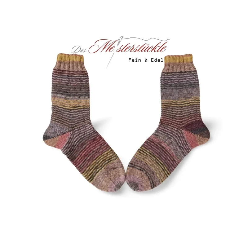 Knitted socks, hand-knitted wool socks, hiking socks