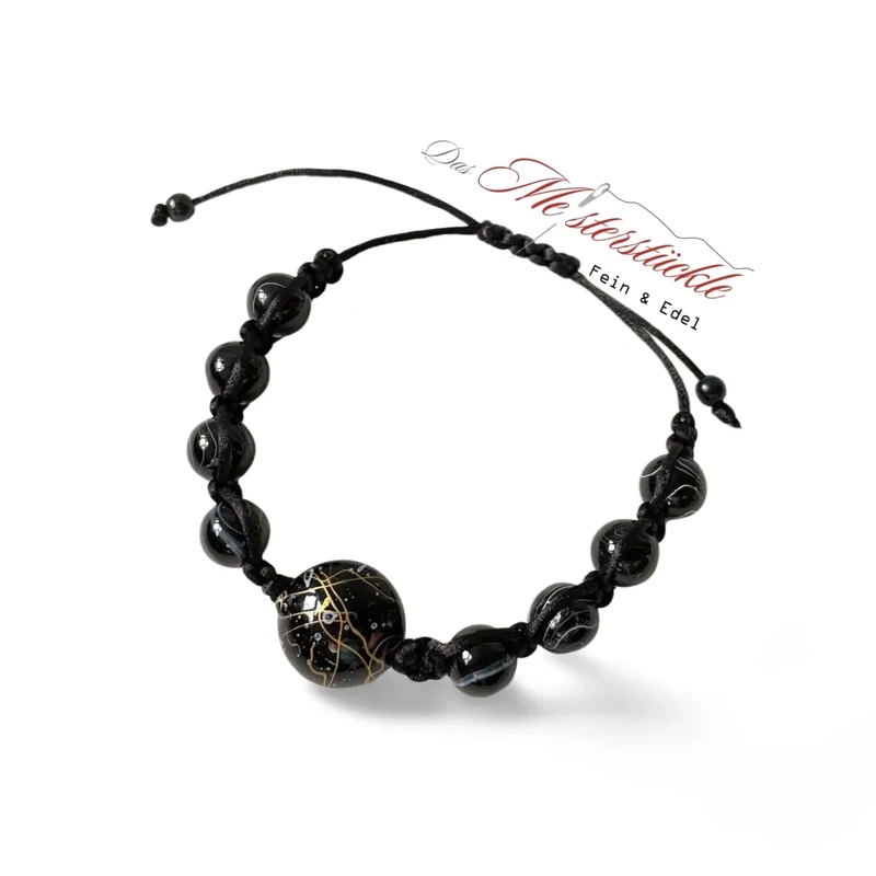 Macrame jewelry beaded bracelet hand-knotted girlfriend
