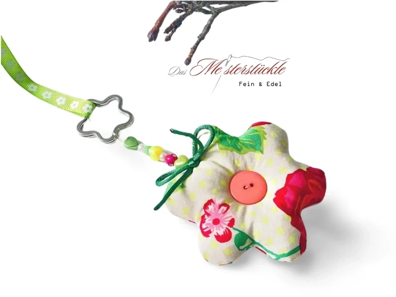fensterhaender osteranhaenger stoffblume handmade
