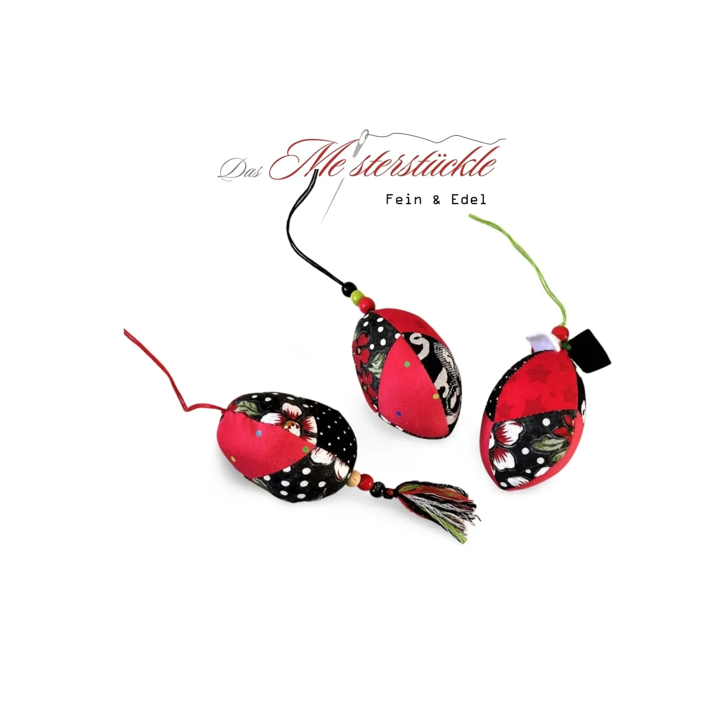Osterschmuck Gänseei Osterdeko luxuriös