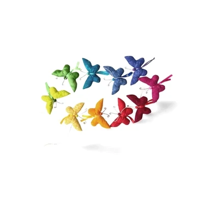 garland colorful butterfly handmade