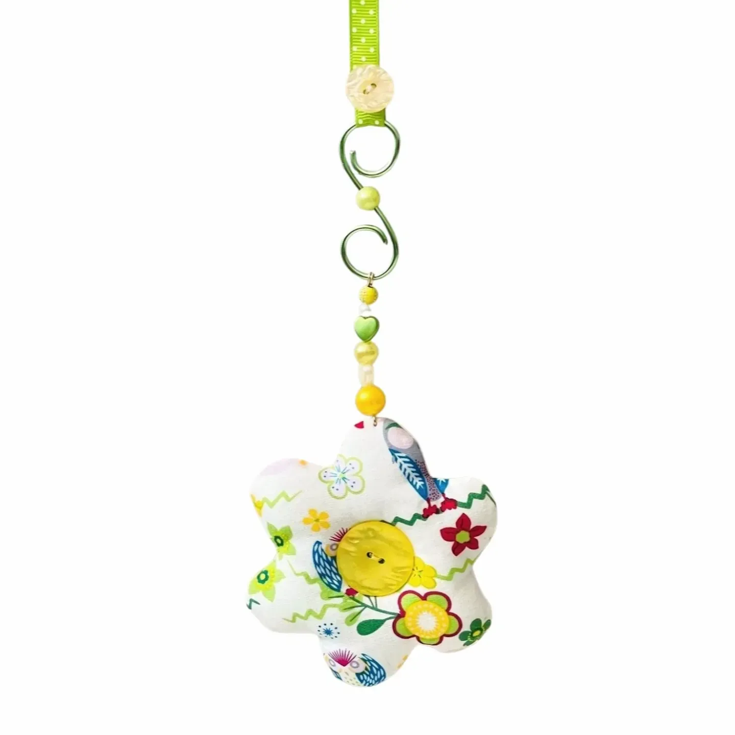 Buy window decoration flower garland white multicolored spring hanging