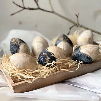 Buy handmade Easter jewelry egg pendant decorative eggs now