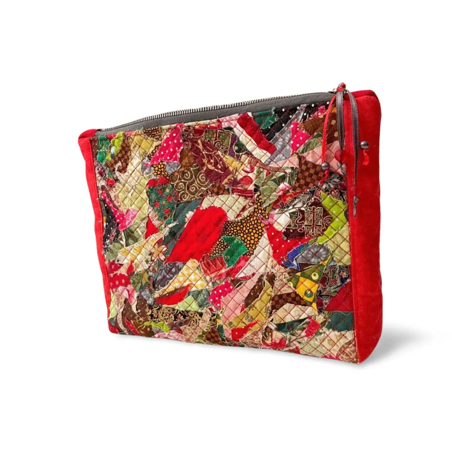 cosmetic bag make-up bag wash bag designer bag beauty bag red colorful