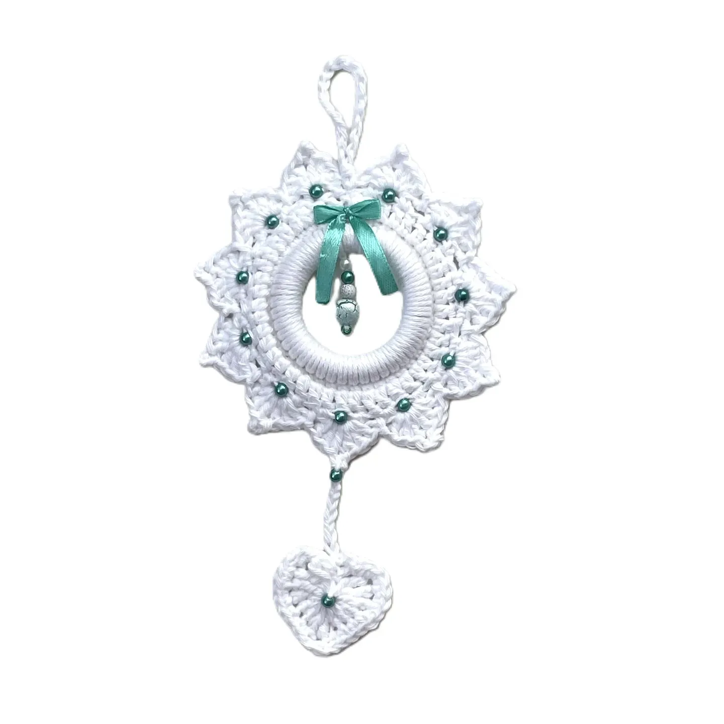 Weihnachtsdeko weiß zum hängen