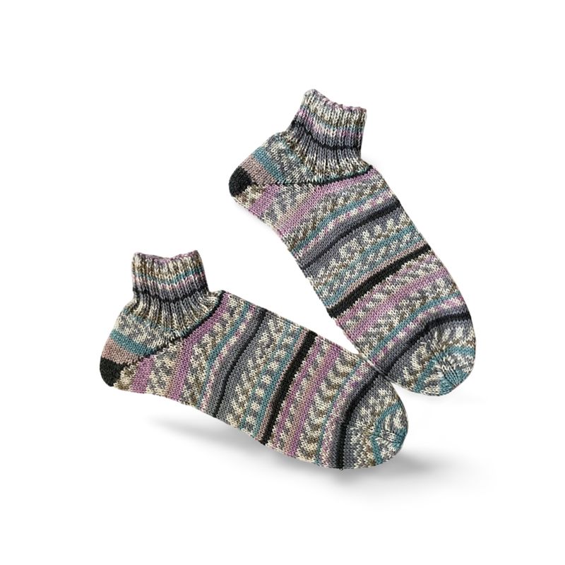 Sneaker socks hand knitted summer socks desired size 36 - 44 Norwegian pattern Sneaker socks hand knitted summer socks desired size 36 - 44 Norwegian pattern