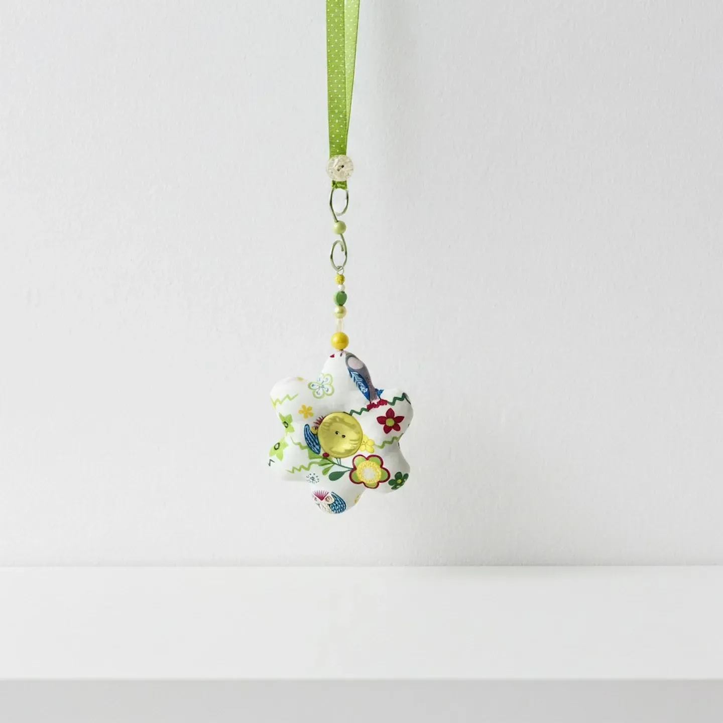 girlande stoffblume osterdeko