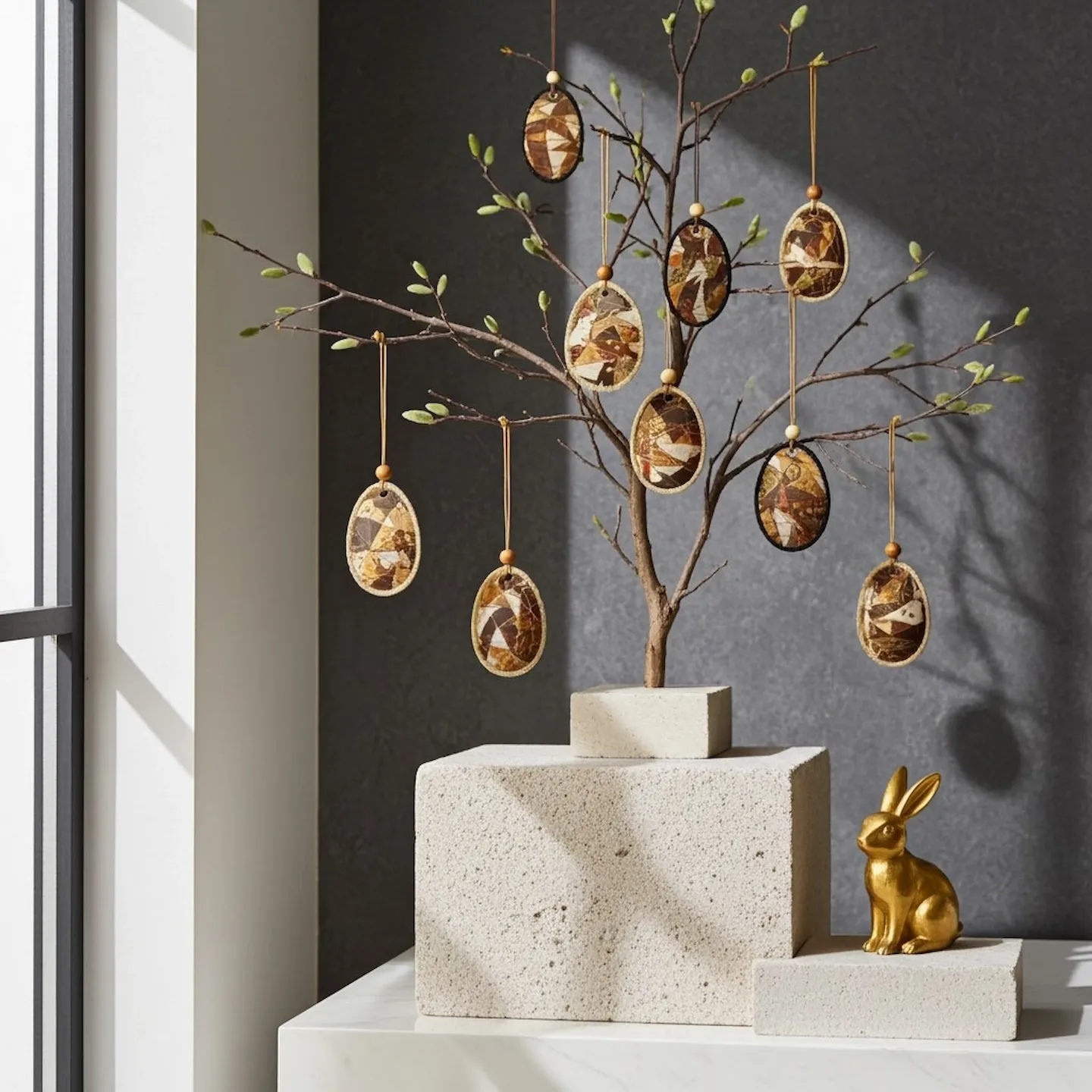 dekoei zum hängen exklusiver osterschmuck handgemacht