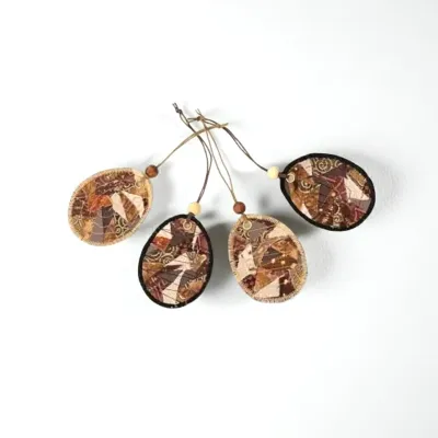 Decorative egg for hanging, exclusive Easter decoration, handmade