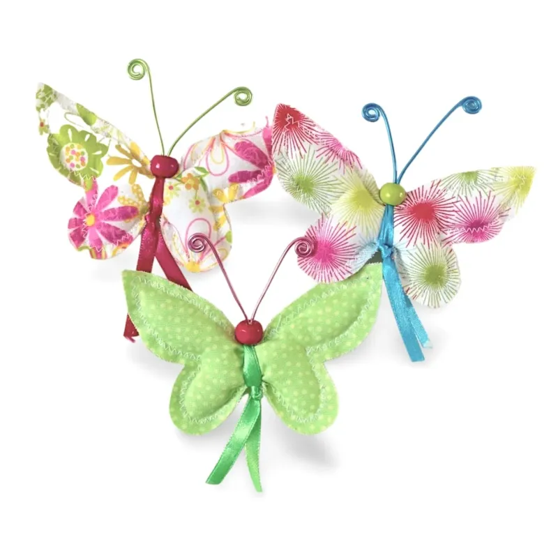 Decorative butterfly decorative pendant handmade colorful scatter decoration butterfly pendant place card wedding decoration