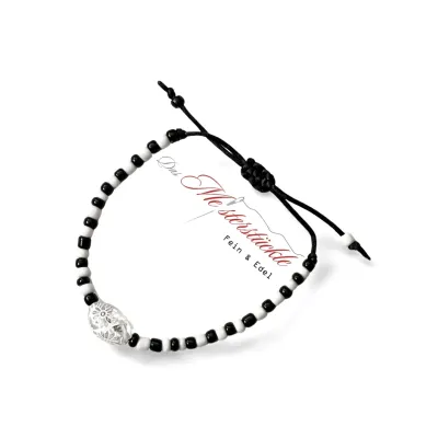 pearl bracelet summer jewelry sliding knot multicolored