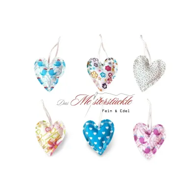 Colorful Easter pendant heart decoration gift pendant handmade