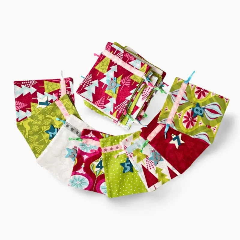 fillable advent calendar 24 fabric bags with numbers extra large cotton bags