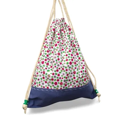 personalized match bag gym bag name flower motif Match bag gym bag personalized girl woman