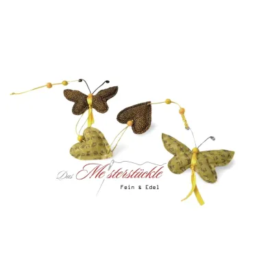 dekohaenger handgemacht Schmetterling herzdeko