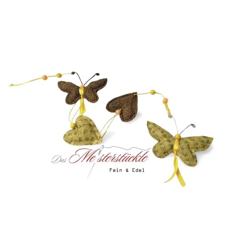 dekohaenger handgemacht Schmetterling herzdeko