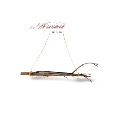 Dekohänger mit Haken Dekoast Zweig handgefertigt Dekohänger mit Haken Dekoast Zweig handgefertigt