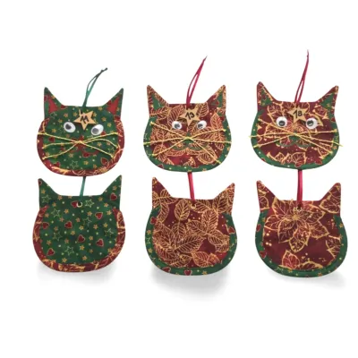 Fillable advent calendar, sustainable, reusable, gold green