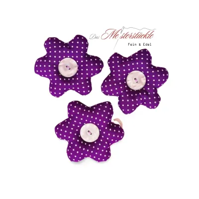 tischdeko wohnzimmerdeko streudeko lila weiss