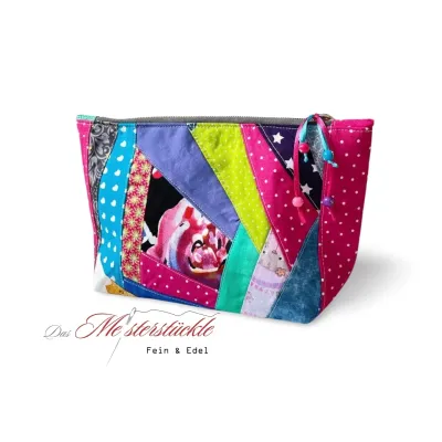 travel make-up bag beauty bag colorful many compartments woman