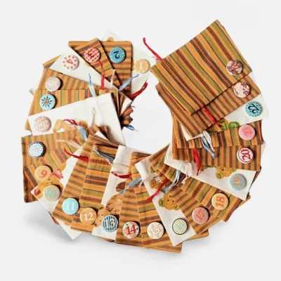 Advent calendar for children man woman DIY fill yourself sustainably reusable 24 fabric bags