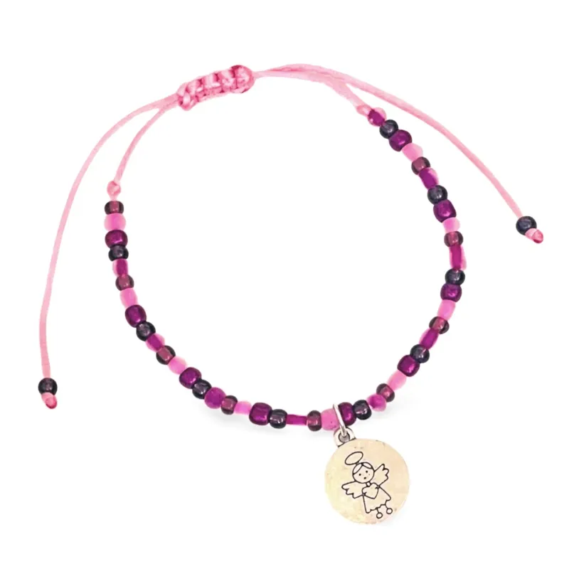 Buy minimalist beaded bracelet guardian angel