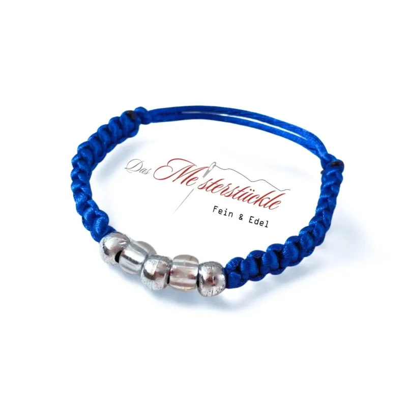 friendship bracelet gift man blue