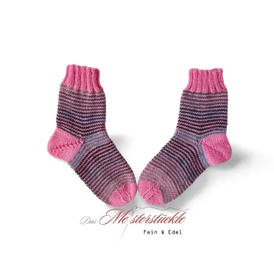 wool socks children's stockings self-knitted size 25 26