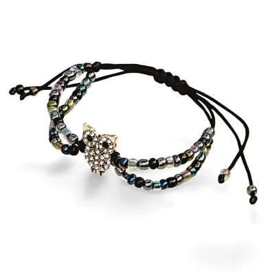 Buy thin pearl bracelet adjustable glitter