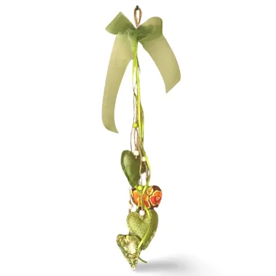 Hanging decoration heart garland window decoration spring decoration